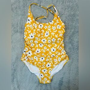 NWT Lime Ricki Meadow Floral Classic One Piece Bathing Swimsuit Adjustable Sz 2X